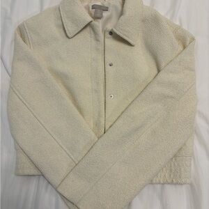 H&M Off-White Bouclé Jacket